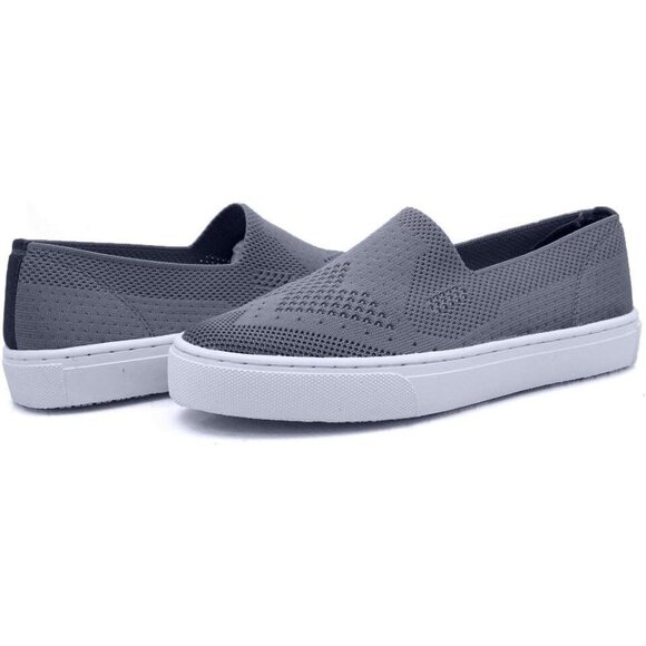 Laforst Women’s Mesh Slip-On Work Flats Non-Slip Waitress Shoes with Memory Foam - Picture 1 of 9